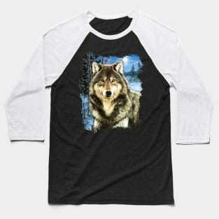 Winter Wolf Baseball T-Shirt